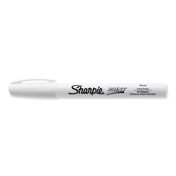 Sharpie Marker, SharpiePoint, Fine, White 37315
